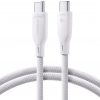 USB-C / USB-C Joyroom SA34-CC3 100cm 60W 5A PD pīts kabelis balts