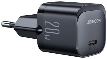 Joyroom mini sienas lādētājs JR-TCF02 20W PD 3.0 QC 3.0 1x USB-C melns
