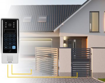 EURA VDP-90A3 DELTA VIDEOUKSETELEFON + valge TUYA monitor