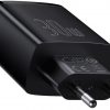 Baseus kompaktiškas greitas įkroviklis CCXJ-E01 30W 2x USB-A 1x USB-C PD 3.0 QC 3.0 BLACK