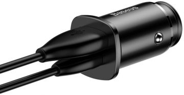 Автомобильное зарядное устройство Baseus Square CCALL-AS01 30 Вт 5 А 1x USB-A 1x USB-C QC 4.0+