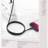 Кабель USB-C/Lightning для iPhone Baseus Cafule CATLGD-A01, 2 м, 20 Вт, PD, быстрая зарядка, черный, с чехлом