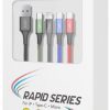 4in1 USB-A / valgustus iPhone 2x USB-C mikro-USB kaabel Baseus Cafule CA1T4-B01 1,2m 3,5A IN COVER