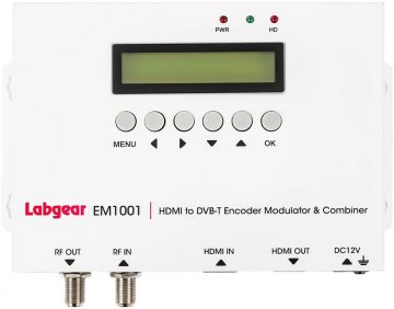 HDMI uz DVB-T H.264 modulators Labgear EM1001 35MER / 100dBuV