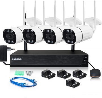 EasyCam IP väliskaamera toru WiFi IR 20m Tuya 5MP EC-5T4IR-Z