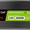Green Cell PowerInverter LCD 24V / 230V 3000/6000W tīrs sinusoidāls
