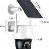 EasyCam IP PTZ kamera saules bezvadu WiFi Tuya 3MP 4x tālummaiņa EC-3PT4DL-S