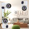 EasyCam IP PTZ kamera iekštelpām duālā WiFi Tuya 4MP (2MP + 2MP) EC-4PT2DL-FL
