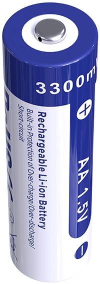 R06 / AA 1,5 V Xtar 2200 mAh įkraunamos baterijos (4 vnt) su apsauga