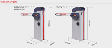 Барьер Genius Rainbow Fast 724C с длиной стрелы 5 м