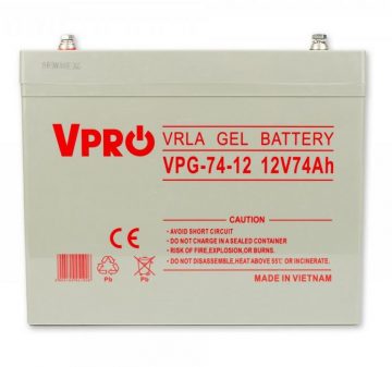 Volt Polska GEL VPRO Solar 12V 74Ah akumulators