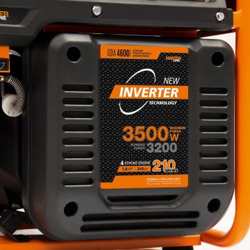 DAEWOO GDA 4600i 3,5 kW invertora ģenerators + eļļas ģenerators SAE 10W-30 DWO 600