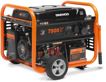 DAEWOO ĢENERATORS GDA 8500E 7,5kW + 2x ĢENERATORU EĻĻĻA SAE 10W-30 DWO 600