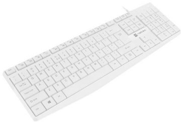 Natec Nautilus Slim vadu tastatūra balta