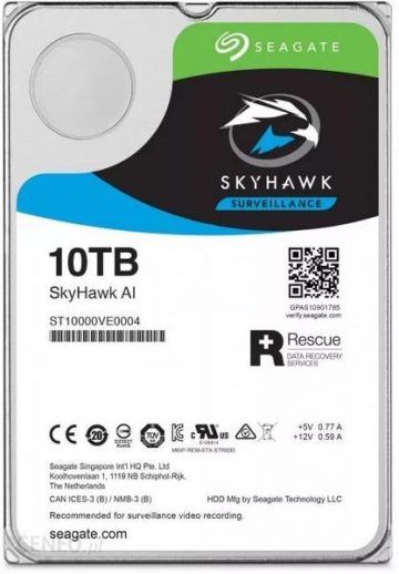 Seagate SkyHawk AI ST10000VE001 10TB cietais disks