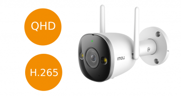 Imou Bullet 2 4MP IP kamera IPC-F42FEP ar 64GB atmiņas karti