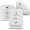 WIFI detektorių rinkinys FIRESCO anglies monoksido detektorius + dūmų detektorius + dujų detektorius