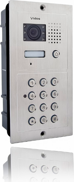 Ārējais durvju panelis Vidos S601D