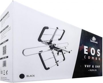 DVB-T/T2 antena Spacetronik EOS Combo Black (pasīvā)