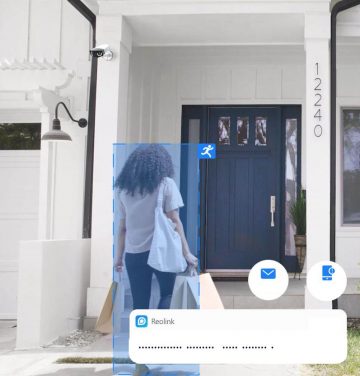 Reolink DUO uzlādējama bezvadu IP kamera ar dubulto objektīvu WiFi
