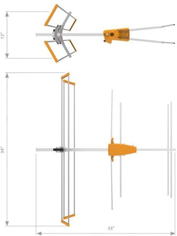 Televes VHF antena Yagi V BIII, Ref. 106601