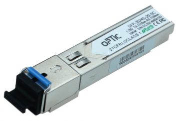 Модули SFP WDM 1,25 Гбит/с, SC SM, 16 дБ (20 км) TX1310/RX1550