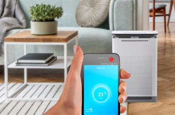 Gaisa attīrītājs ar mitrinātāju Rotenso Qube Q35W R10