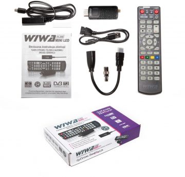DVB-T/T2 WIWA H.265 MINI LED-vastuvõtja
