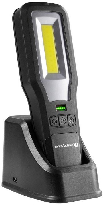 Светодиодный светильник COB для инспекционной мастерской everActive WL-600R 10 Вт 550 люмен IP54 с магнитным аккумулятором
