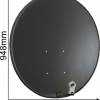Дисковая антенна 90 см темная (COR-900SAE-C)