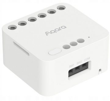 Модуль двойного реле Aqara T2 Модуль двойного реле Aqara T2