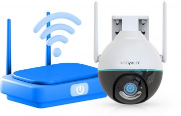 Уличная WiFi-камера EasyCam Tuya 3MP 4x дальномер IP EC-3PT4L