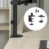 Шарнирное крепление для стола для 3 мониторов Spacetronik SPA-130 Шарнирное крепление для стола для 3 мониторов Spacetronik SPA-130