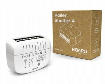 Rullo slēģi 4 FIBARO rullo slēģu vadības modulis FGR-224