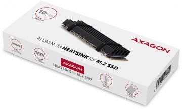 Кулер для SSD-накопителя Axagon CLR-M2L10 M.2 10 мм Кулер для SSD-накопителя Axagon CLR-M2L10 M.2 10 мм