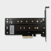 Axagon PCEM2-D PCIe NVME + SATA M.2 adapteris
