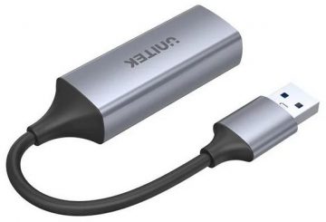 Unitek U1309A USB-A 3.1 Gen1 RJ45 1000Mbps adapteris