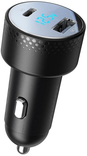 Автомобильное зарядное устройство Joyroom JR-CCD01 53 Вт 3,0 А PD 3.0 QC 3.0 1x USB-A 1x USB-C Автомобильное зарядное устройство Joyroom JR-CCD01 53 Вт 3,0 А PD 3.0 QC 3.0 1x USB-A 1x USB-C