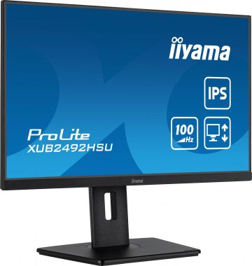 LED monitors IIYAMA XUB2492HSU-B6 24 collu IPS HDMI DP USB 0.4ms 100Hz
