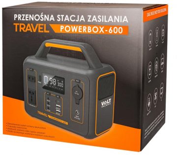 Volt Polska TRAVEL POWERBOX OPTI 600 portatīvā elektrostacija