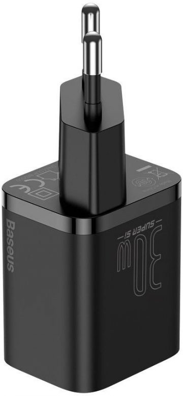 Быстрое зарядное устройство Baseus Super Si 1C CCSUP-J01 30 Вт 1x USB-C PD 3.0 QC 3.0 ЧЕРНЫЙ
