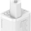 Быстрое зарядное устройство Baseus Super Si 1C CSUP-J02 30 Вт 1x USB-C PD 3.0 QC 3.0 БЕЛЫЙ