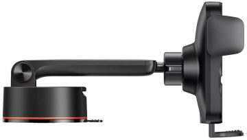 Автомобильное зарядное устройство Baseus Wisdom CGZX000101 Qi 15 Вт для приборной панели, черное