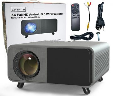 Zenwire X5 Android WiFi Full HD 4K 16500lm projektors