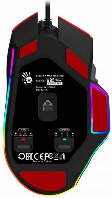 Vadu pele A4tech Bloody W95 Max USB Sports Red