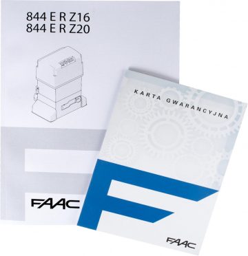 FAAC komplekts 844 1800 kg bīdāmajiem vārtiem