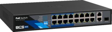 BCS BASIC PoE slēdzis BCS-B-SP1602G-1SFP