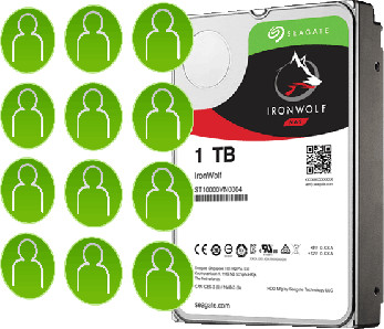 SEAGATE IronWolf ST2000VN003 2TB disks
