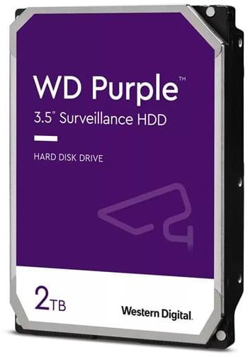 WD PURPURSARKANS 2TB DISKS WD23PURZ