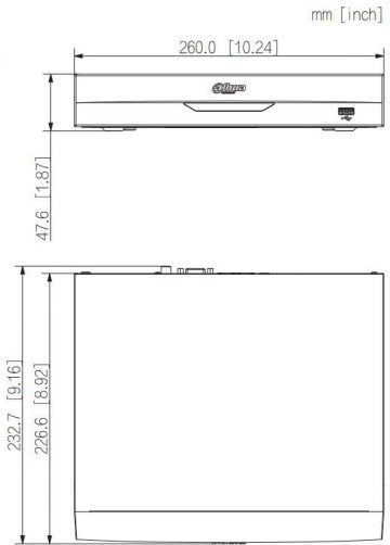 IP-регистратор DAHUA NVR2104HS-P-I2